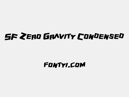 SF Zero Gravity Condensed