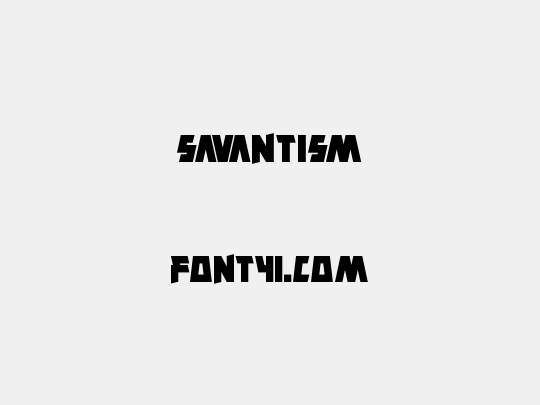 Savantism