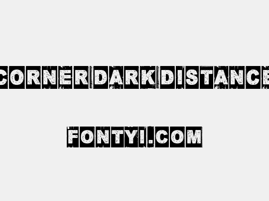 Corner Dark Distance