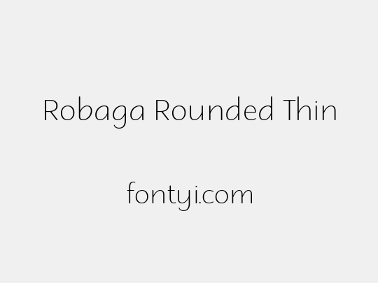 Robaga Rounded Thin