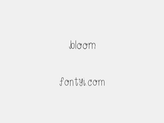 bloom