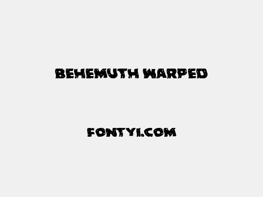 Behemuth Warped