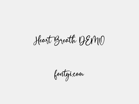 Heart Breath DEMO