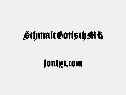 SchmaleGotischMK