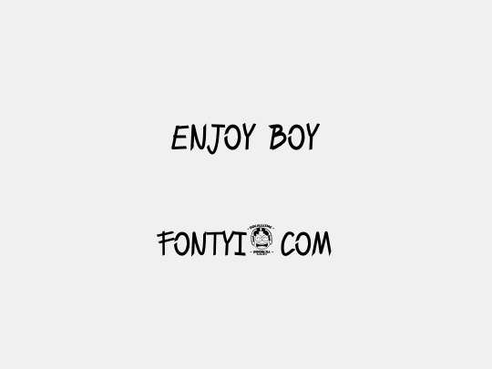 ENJOY BOY