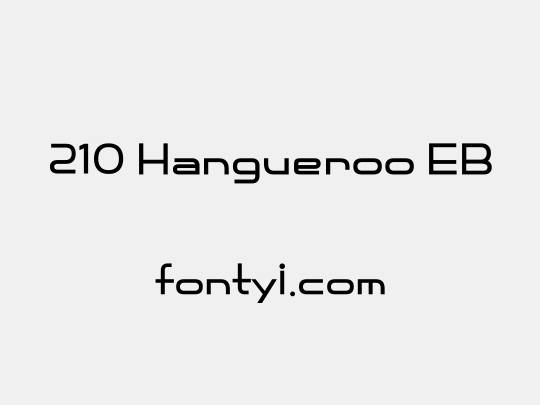 210 Hangueroo EB