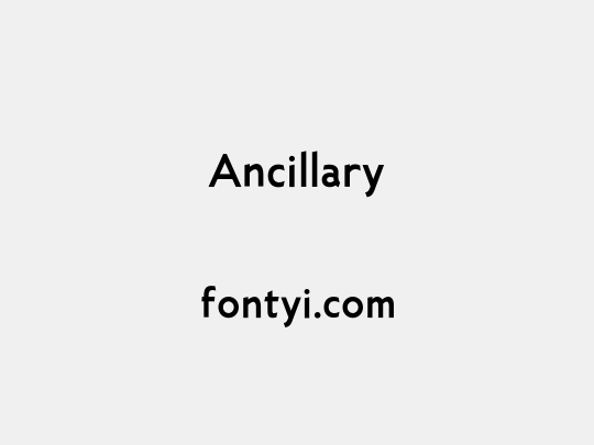 Ancillary