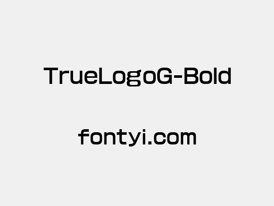 TrueLogoG-Bold