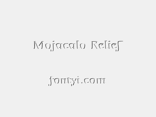 Mojacalo Relief