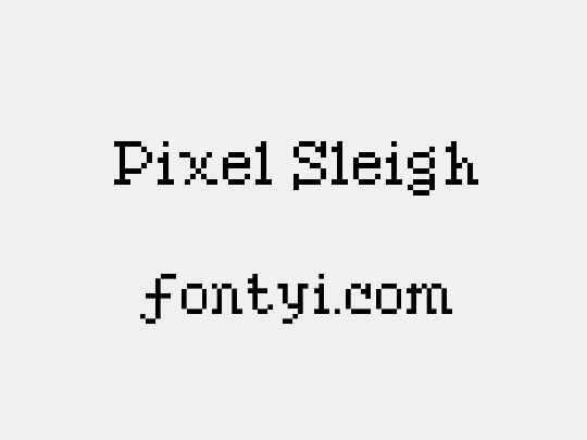 Pixel Sleigh