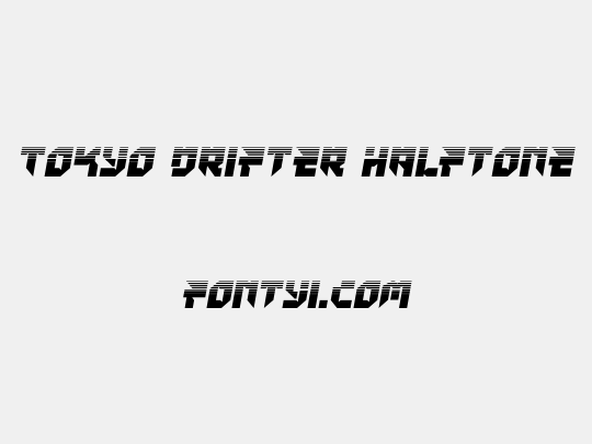 Tokyo Drifter Halftone