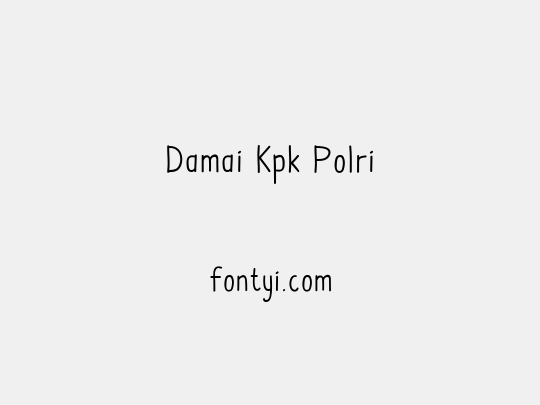 Damai Kpk Polri