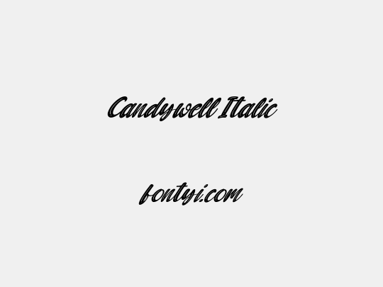 Candywell Italic