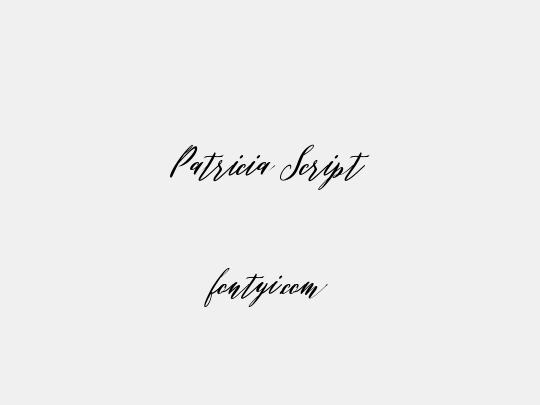 Patricia Script