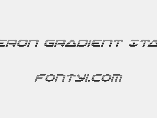 Oberon Gradient Italic