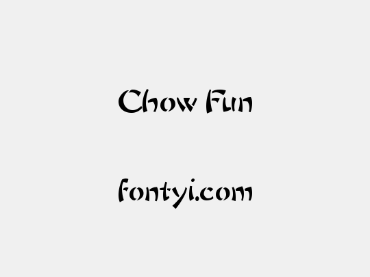 Chow Fun