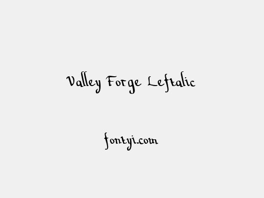 Valley Forge Leftalic