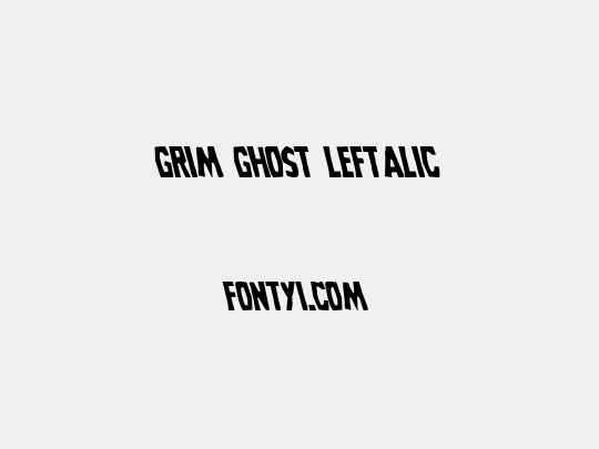 Grim Ghost Leftalic