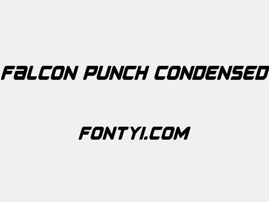Falcon Punch Condensed