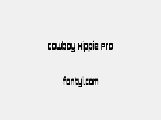Cowboy Hippie Pro