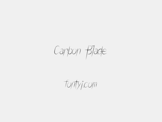 Carbon Blade