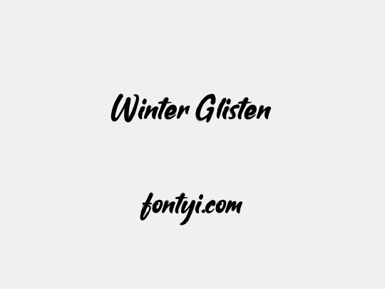 Winter Glisten