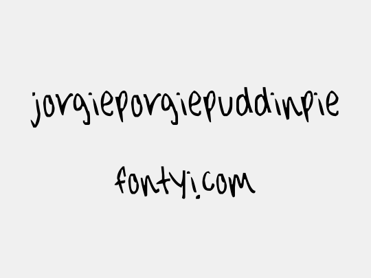 jorgieporgiepuddinpie