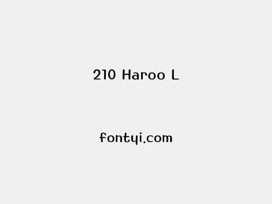 210 Haroo L