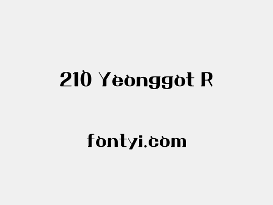 210 Yeonggot R