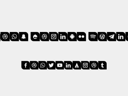 Icons Social Media 1