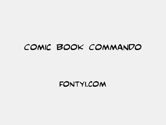 Comic Book Commando