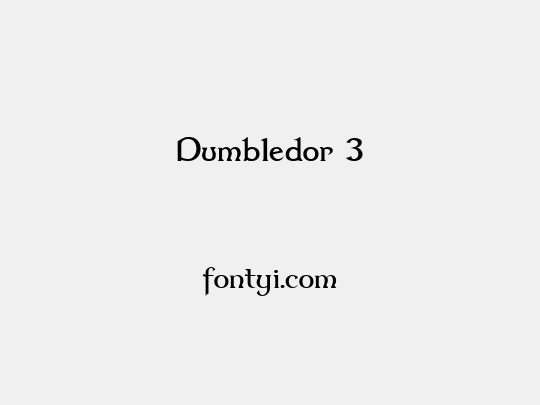 Dumbledor 3