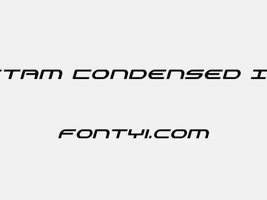 Antietam Condensed Italic
