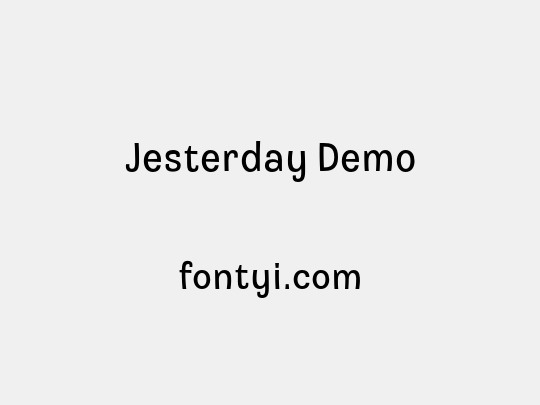 Jesterday Demo