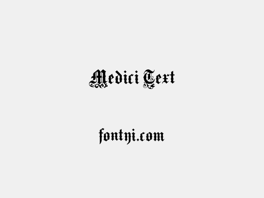 Medici Text