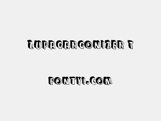 Zupagargonizer T