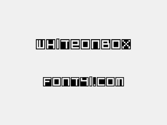 whiteonbox