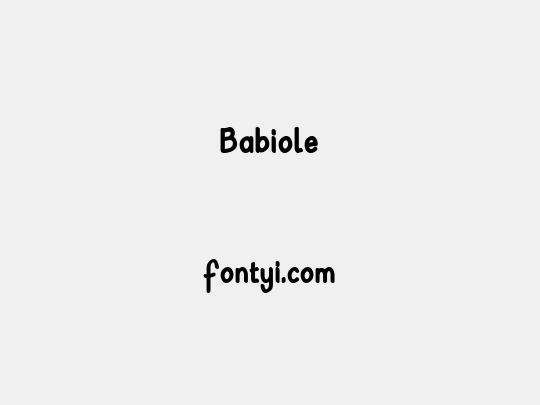 Babiole
