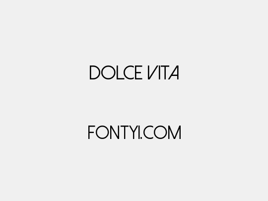 Dolce Vita