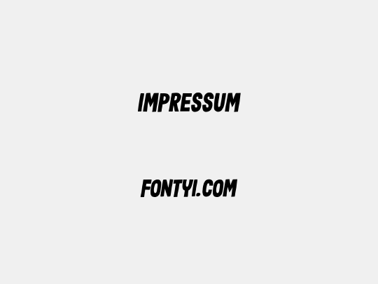 Impressum