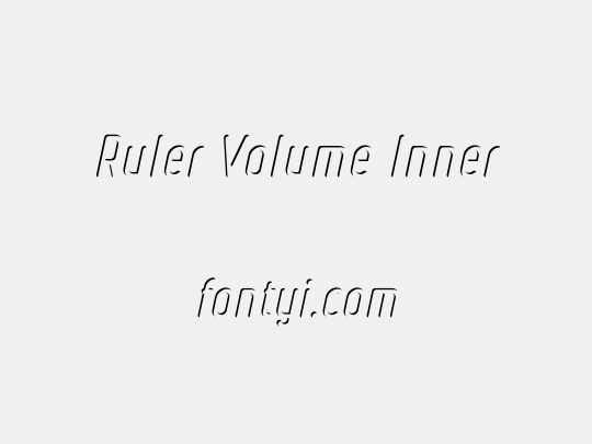 Ruler Volume Inner
