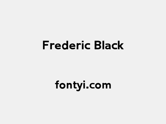 Frederic Black