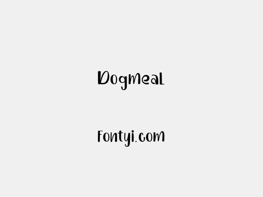 Dogmeal