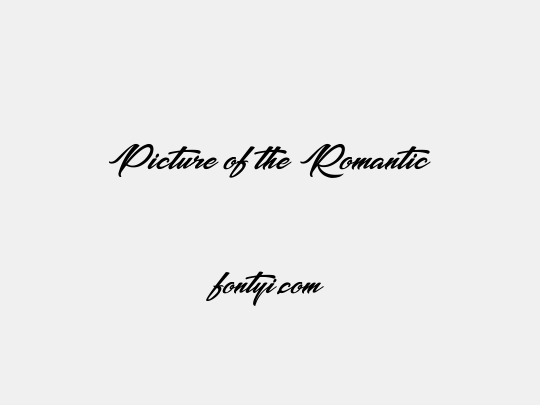 Picture of the Romantic