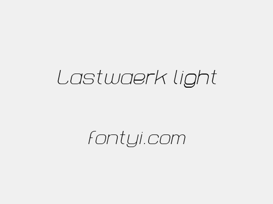 Lastwaerk light