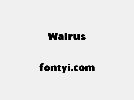 Walrus