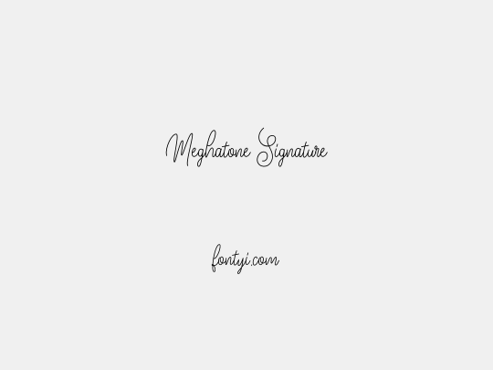 Meghatone Signature