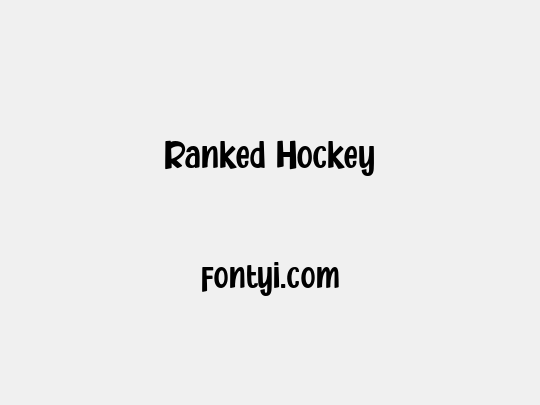 Ranked Hockey