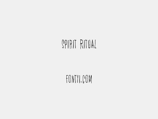 Spirit Ritual
