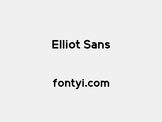 Elliot Sans